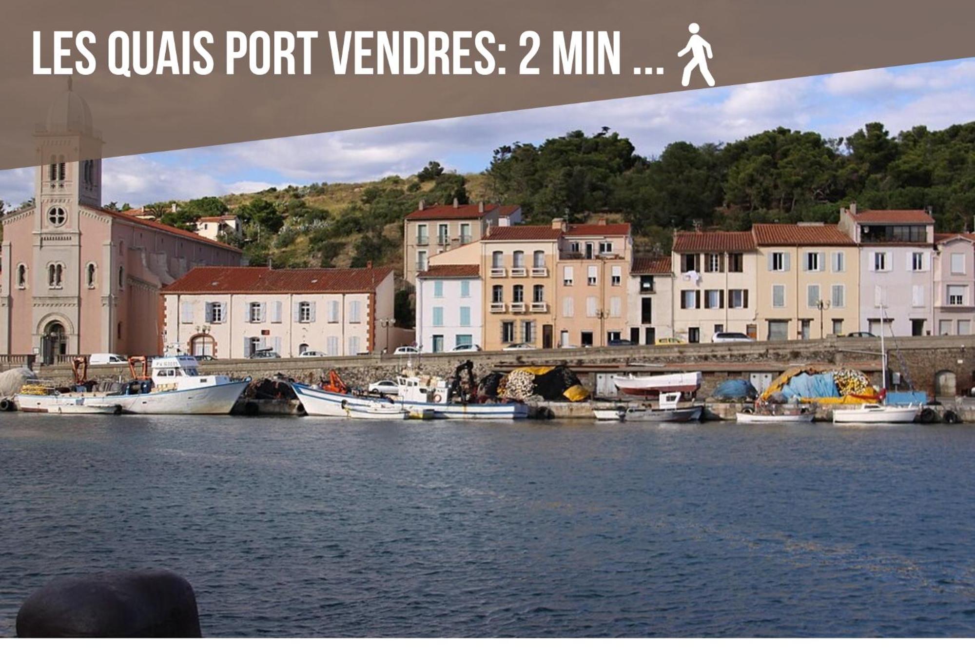 Le Belveze, Emplacement Central Et Calme Port Vendres Εξωτερικό φωτογραφία
